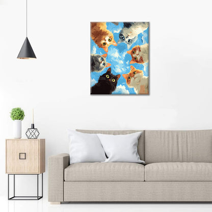 Peekaboo - Paint by Numbers