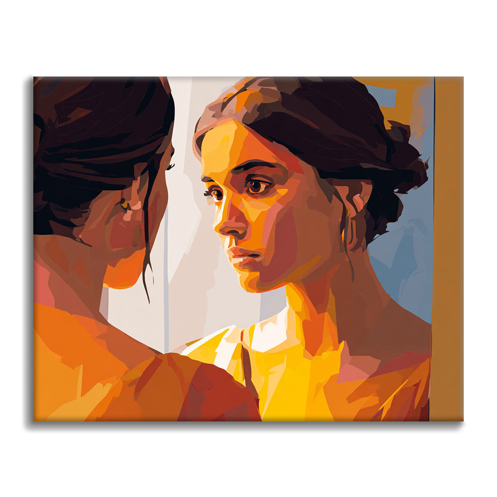 Reflected Face - Paint by Numbers