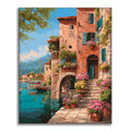 Seaside town - Paint by Numbers