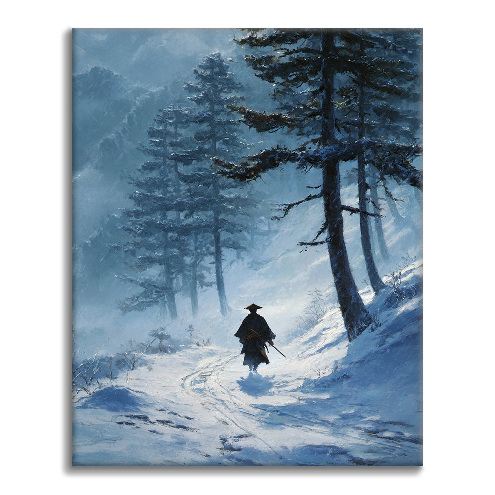 Snowbound Path - Paint by Numbers