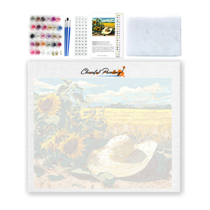 Straw Hat - Paint by Numbers