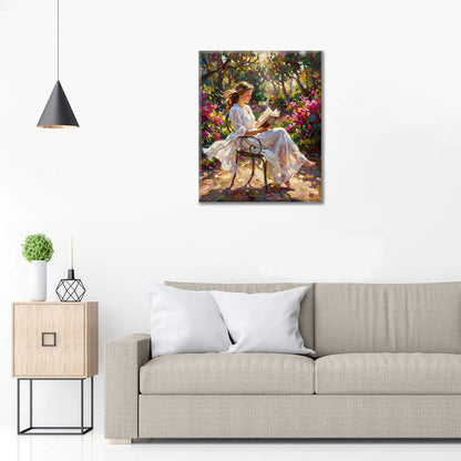 Sunlit Reading - Paint by Numbers