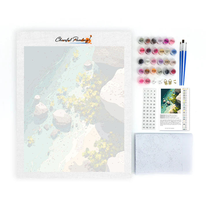 Sunlit Tides - Paint by Numbers
