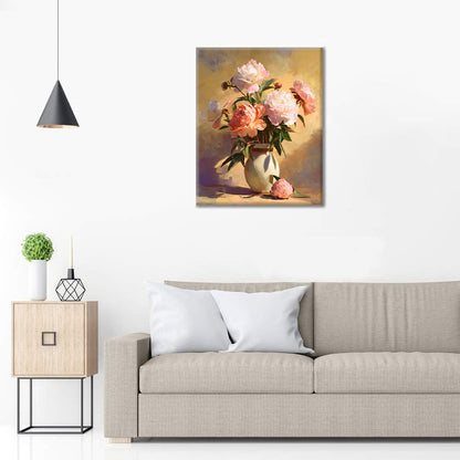 The Peonies - Paint by Numbers