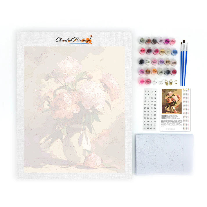 The Peonies - Paint by Numbers