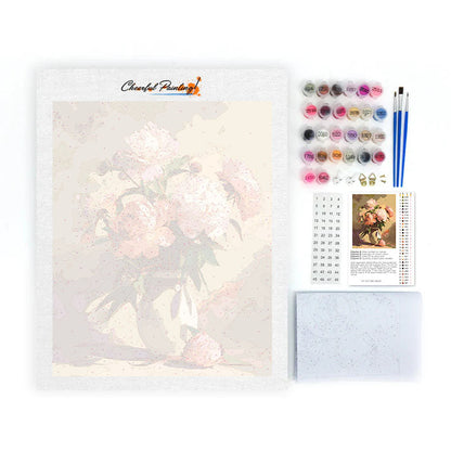 The Peonies - Paint by Numbers