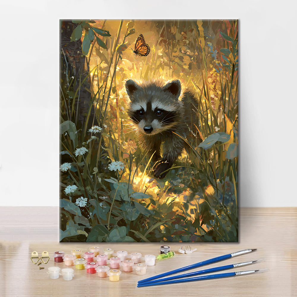 The Raccoon - Paint by Numbers