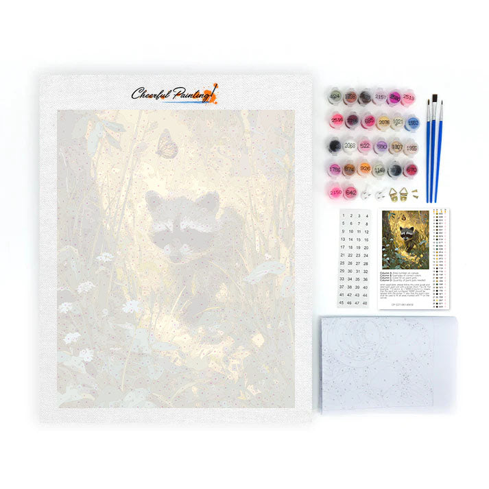 The Raccoon - Paint by Numbers