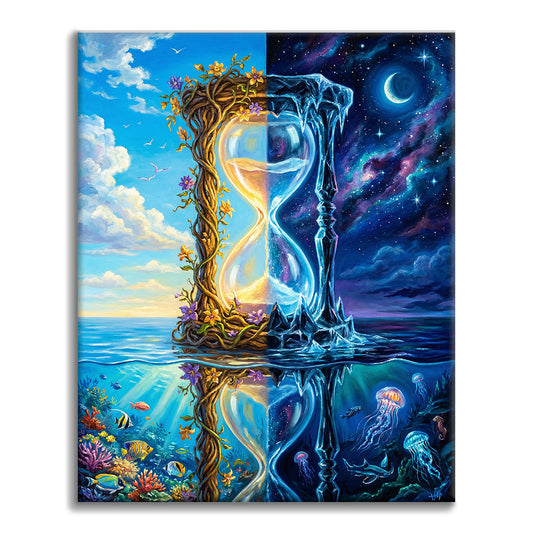 Time Hourglass - Paint by Numbers