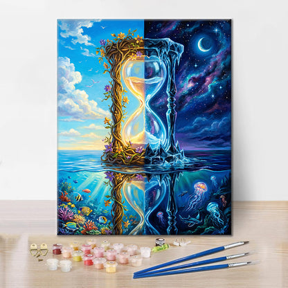 Time Hourglass - Paint by Numbers