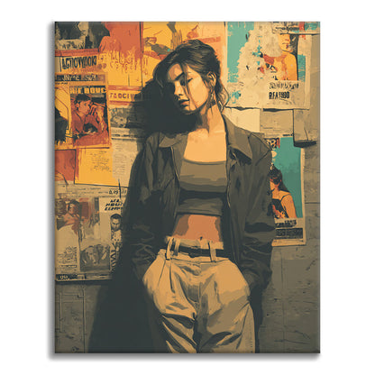 Wallflower Mood - Paint by Numbers