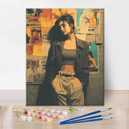 Wallflower Mood - Paint by Numbers