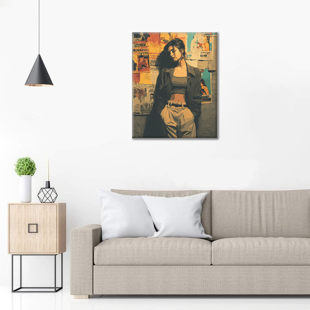 Wallflower Mood - Paint by Numbers