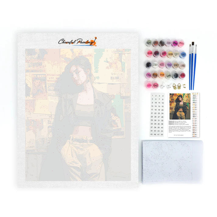 Wallflower Mood - Paint by Numbers