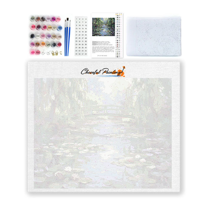 Water Lilies at Giverny - Paint by Numbers