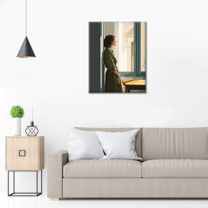 Window Figure - Paint by Numbers