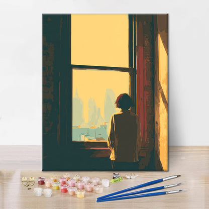 Window View - Paint by Numbers