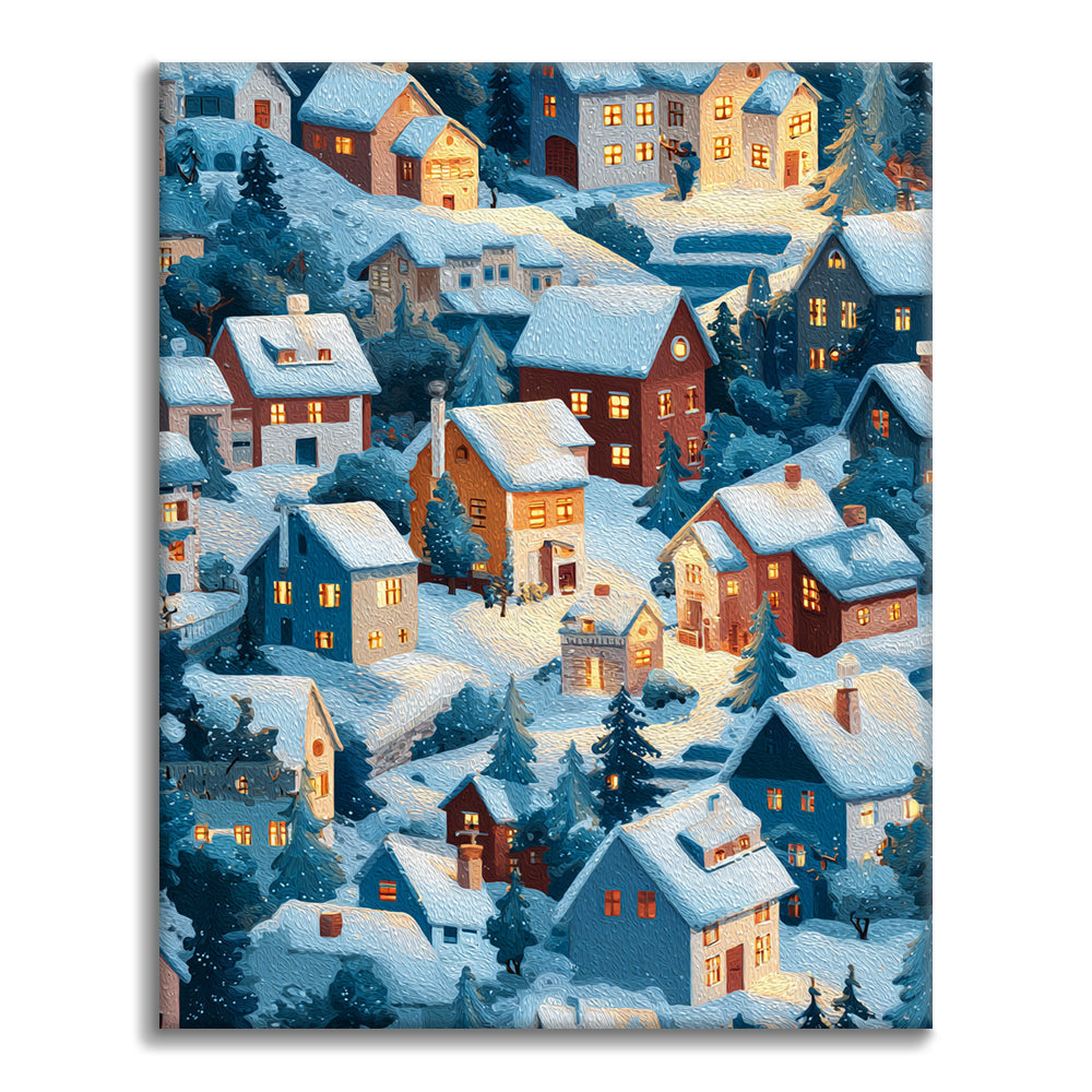 Winter Glow - Paint by Numbers