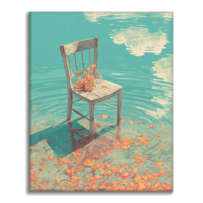 Wooden Chair - Paint by Numbers