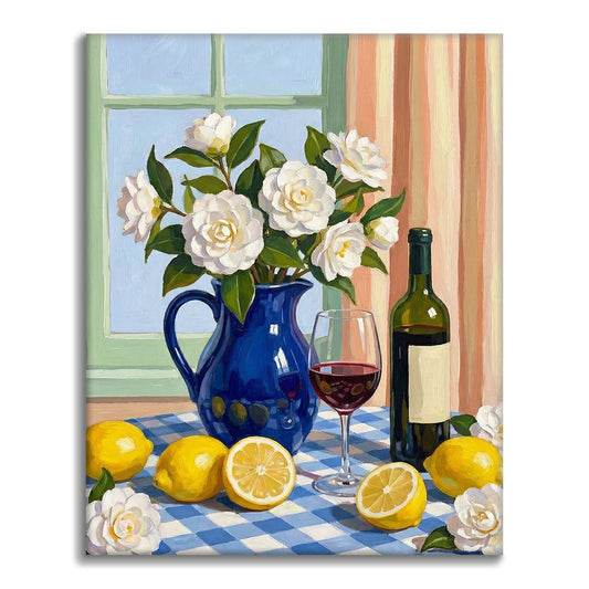 A Cozy Table - Paint by Numbers