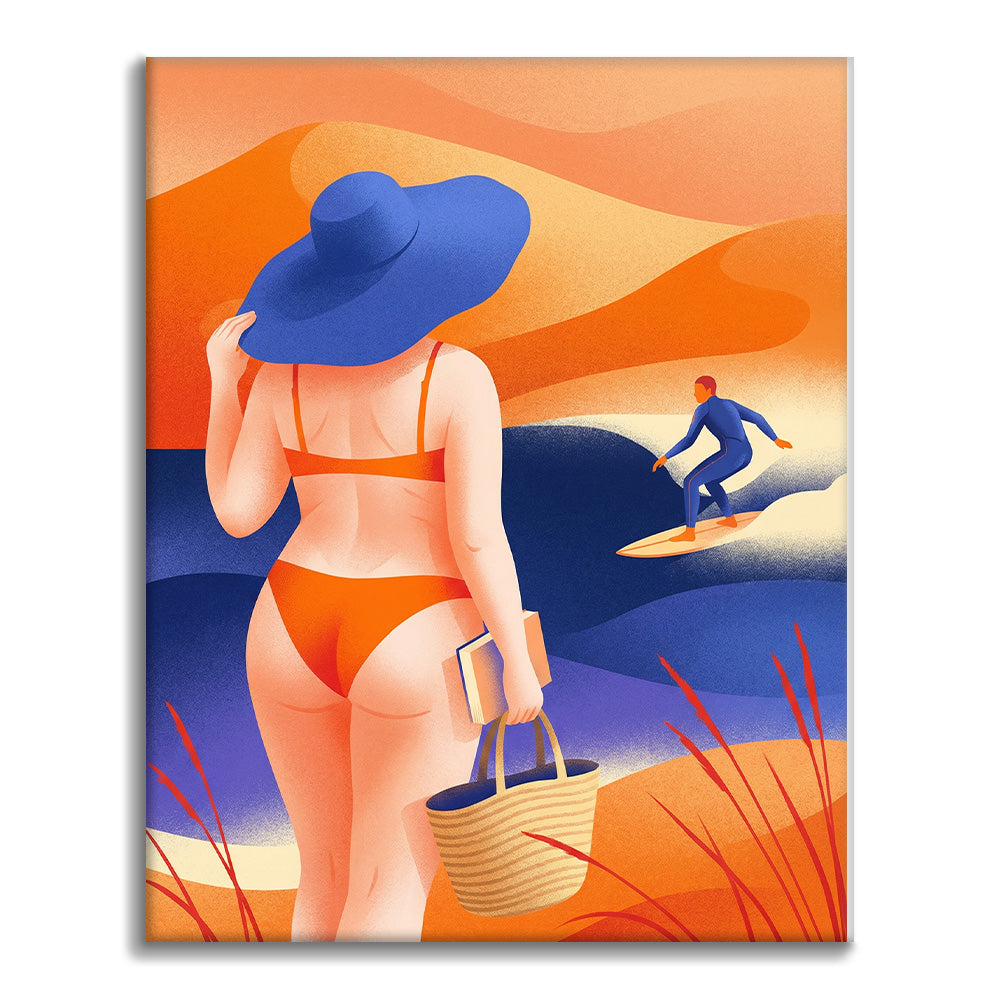 Bikini & Waves - Paint by Numbers