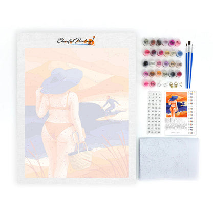 Bikini & Waves - Paint by Numbers