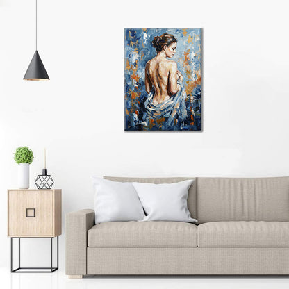 Blue Silhouette - Paint by Numbers