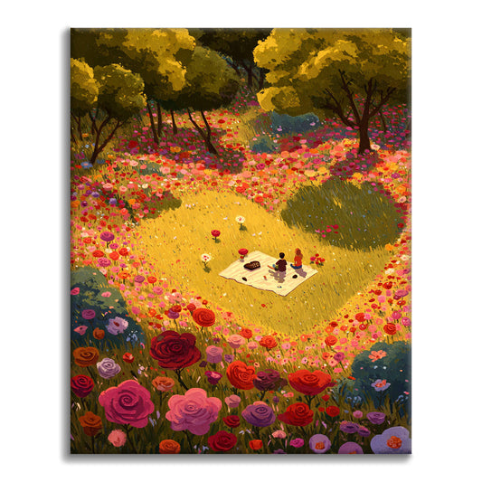 Heartfelt Picnic - Paint by Numbers