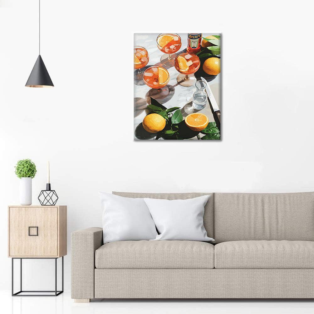 Sunny Drinks - Paint by Numbers