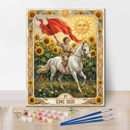 The Sun - Paint by Numbers