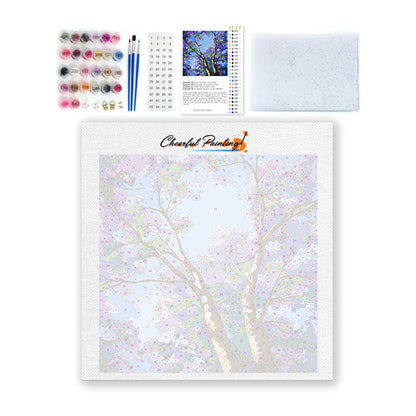 Purple Canopy - Mini Paint by numbers