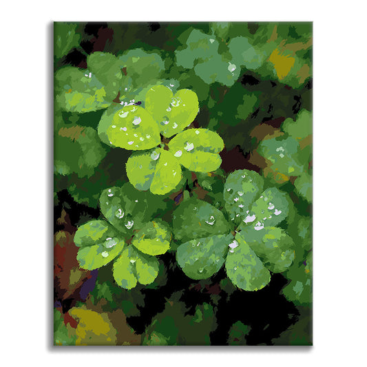 Four Leaf Clover - Paint by Numbers