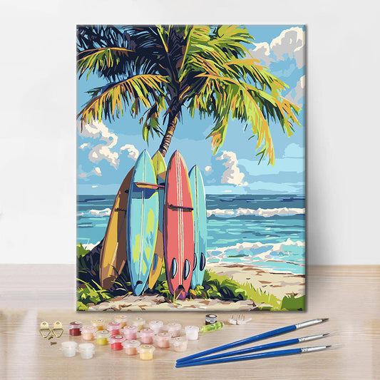 surfboard - Paint by Numbers