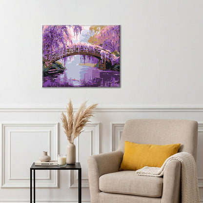 Wisteria Tranquility - Paint by Numbers
