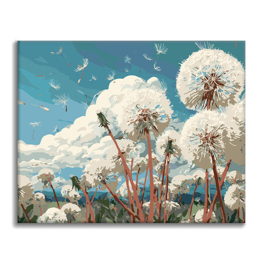 Dandelion Field - Paint by Numbers