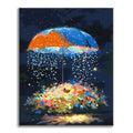 Starry Umbrella Garden - Paint by Numbers