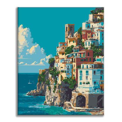 Amalfi Coast - Paint by Numbers