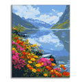Blooming Lake - Paint by Numbers