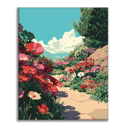 Blossom Path - Paint by Numbers
