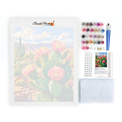 Cactus Flower - Paint by Numbers