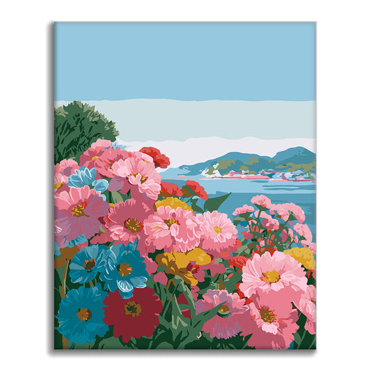 Coastal Blooms - Paint by Numbers