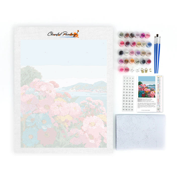 Coastal Blooms - Paint by Numbers