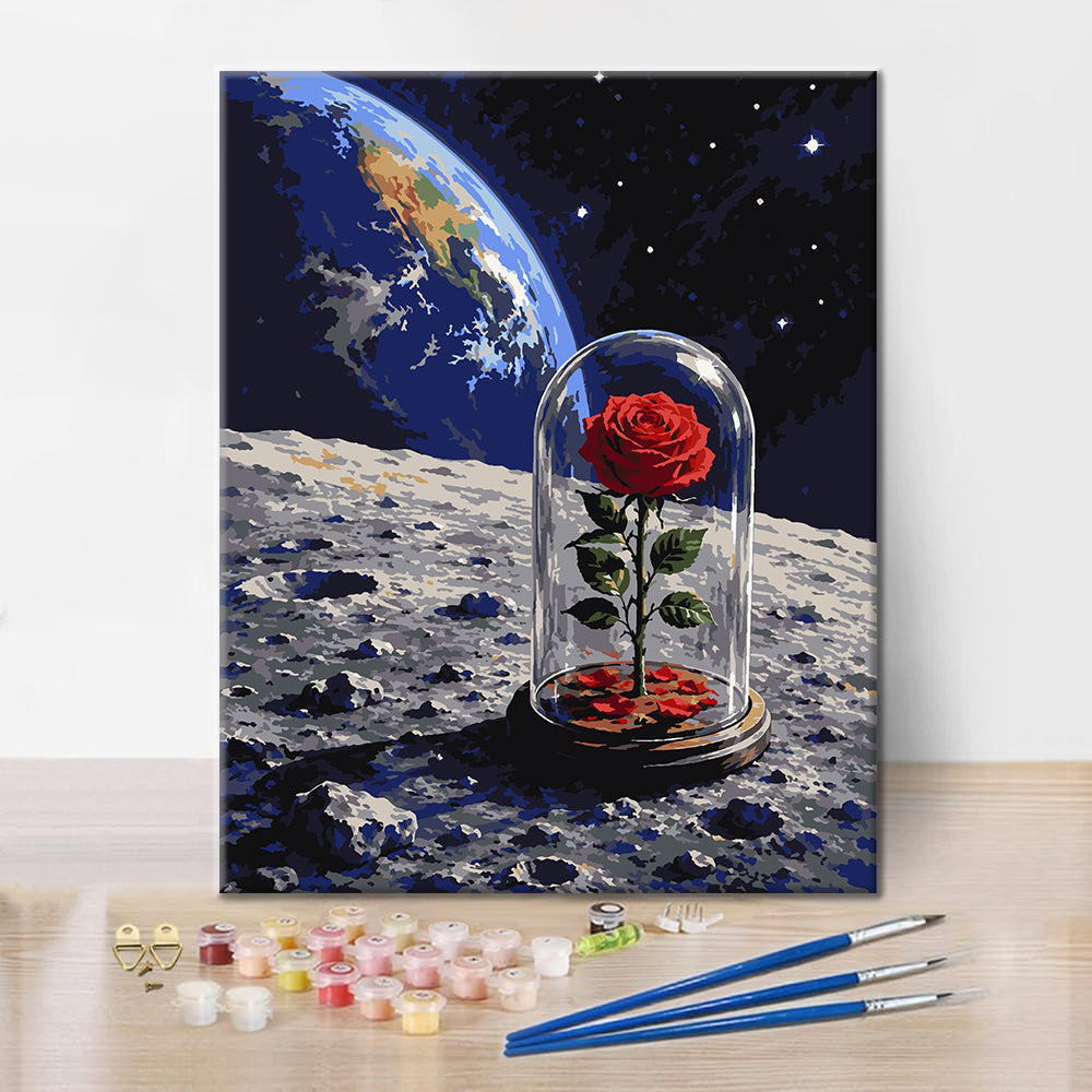 Cosmic Rose - Paint by Numbers