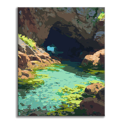 Hidden Cove - Paint by Numbers