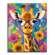 Hipster Giraffe - Paint by Numbers