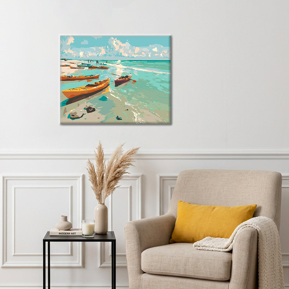 Kayak Serenity - Paint by Numbers