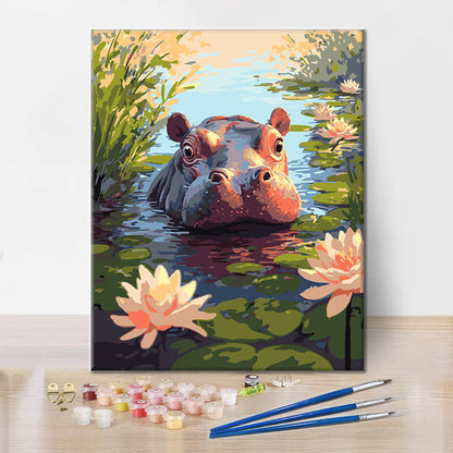 Lagoon Peek - Paint by Numbers