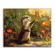 Otter and Butterfly - Paint by Numbers