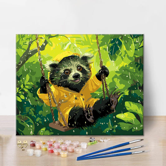 Rainy Day Swing - Paint by Numbers