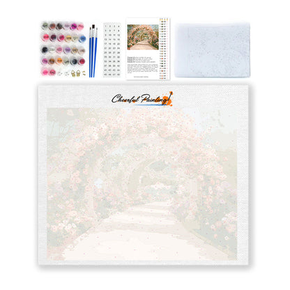 Rose Archway - Paint by Numbers
